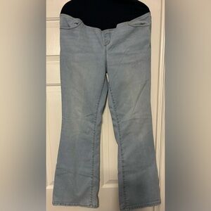 Isabel Maternity Light Blue Flare Jeans